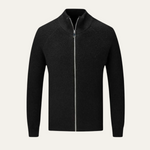 The Richmond Men’s Elegant Merino Wool Zip Up Cardigan