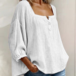 Annika | Stylish Relaxed Button Blouse