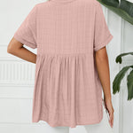 V Neck Blouse Elegant Casual Short Sleeve V Neck T-Shirt