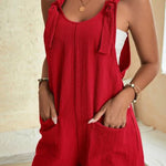 Casual fashion suspenders jumpsuit