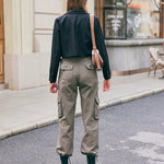 Suit Jacket Slim fit Single Button Crop Blazer