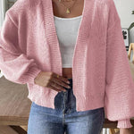 Fashion Trend Lantern Sleeve Simple Casual Coat