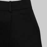 High Waisted Straight Leg Pleated Solid Color Split-Joint Pants Trousers