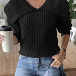 New Fashion Trend Design Lapel Sweater