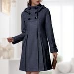Solvara™ - Elegant Jacket with Side Pockets and Hood