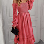 Square Neck Elegant Casual Vacation Dress