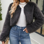 Faux Fur Warm Short Jacket Coat