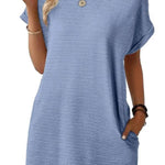 Women's Lightweight Summer T-shirt Dress with Pockets