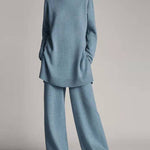 Sweater Top Wide Leg Pants Sets
