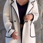 Temperament Suit Collar Double-Sided Wool Jacket