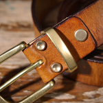 Harlan Full-Grain Leather Belt