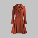 DAMI��� - Classy Double Button Long Sleeve Coat