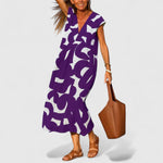 Judy | Sophisticated V-Neck Dress
