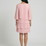 Della | Layered Flare Sleeve Knee Length Dress