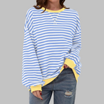 Lesley | The Striped Sweatshirt