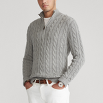 Brandon | Premium Classic Quarter-Zip Sweater