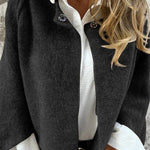 Fashionable Loose Short Cashmere Jacket