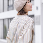 Personality Striped&Plaid Beret Hat