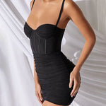 Spaghetti Straps Dress Mini Party Dress