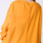 Halloween Letter Printed Top Loose Casual Sweatshirt