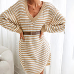 Striped Sweater Dress