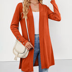 Lightweight Open Front Cardigans Long Sleeve Casual Soft Drape Knit Cardigan