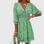 Trinidad | Floral Puff Sleeve Dress