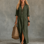 Vivienne | Button-Down Maxi Dress