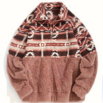 Zara ��� Geometric Fleece Half-Zip Pullover