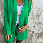 Solid Color Casual Women's Coat