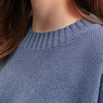 Nadorine Casual Knit Two-Piece Set Loose-Fit Sweater and Wide-Leg Pants