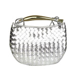 Geometric Shiny Woven Crossbody Bags Handbags