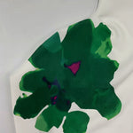 Loose Sleeveless Asymmetric Flower Print Mock Neck Vest Top