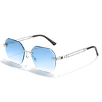 Chainlink Rimless Sunglasses