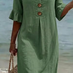 Amaia | Elegant linen dress