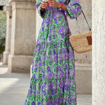 Infinite Days Paisley Print Maxi Dress
