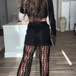 Queen Temperament Button Up Long Sleeve Backless Lapel Blazer