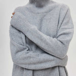 Turtleneck Sweater Knitted Pullovers Jumpers Tops