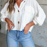 Casual trench striped single-breasted jacket