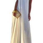 Women's Elegant Asymmetrical One Shoulder Maxi Dress