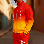 KZZ Stylish Ombre Activewear Set