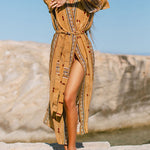 Kaftan Boho Long Cardigan Beach Dress