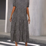 Cassandra | Tiered Puff Sleeve Dress