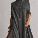 Milly | Lace-Hem Suede Maxi Dress