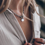 Gray Rolled-Up Sleeve Buttoned Drawstring Textured Dress