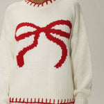 Rosalia Red Bows Knit Sweater