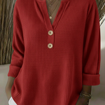 Lucinda™ | Henley Button Top