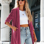 Lightweight Jacket Long Sleeve Jacket Coat Pullover With Pockets
