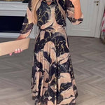 CAMILLE | PRINTED ELEGANT DRESS