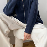 Oversized Open Collar Cardigan